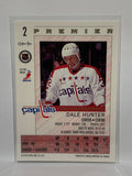 # 2 Dale Hunter Star Performers Washington capitals 92-93 O-Pee-Chee Premier Hockey Cards