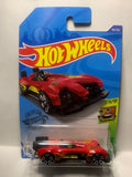 Red Electro Silhouette  HW Exotics GHF45 M7C6 2018 Long Card Hot Wheels Diecast Car