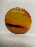 Perce Quebec Sunset Beach  Button Pinback