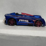 Blue Spider-Man Monoposto 2000 Hot Wheels Diecast Car