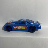 Blue Circle Tracker 2013 Mcdonalds Hot Wheels Diecast Car