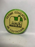 Ferme Educative De L'Outoouair Logo  Button Pinback