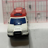 White Red Metro Ambulance 2003 Matchbox Emergency Diecast Car