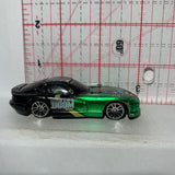 Green Black Doctor Doom 1996 Dodge Viper GT2 Maisto Diecast Car