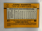 # 72 Claudell Washington  New York Yankees 1989 Donruss Baseball Cards