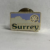 Rotary Club of Surrey Logo  Lapel Pin