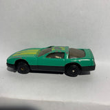 Green Turbo C4 Chevrolet Corvette 888-7 Yatming Diecast Car