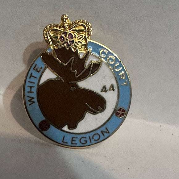 White Court Legion #44 Moose  Lapel Pin