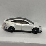 White Tesla Model Y HKG28 2022 Hot Wheels Diecast Car