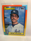 # 123T Wayne Tolleson  New York Yankees 1990 Topps Baseball Cards