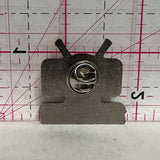 Purple Ribbon Shut Out Cancer Hockey  Lapel Pin