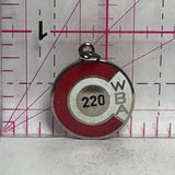 220 WBA Logo Zipper Pull  Lapel Pin