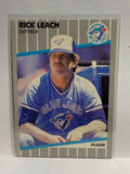 # 237 Rick Leach  Toronto Blue Jays 1989 Fleer Baseball card
