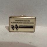 Western Canada Roadbuilders Assocaition Logo  Lapel Pin