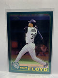 # 343 Cliff Floyd  Florida Marlins 2001 Topps Chrome Baseball Cards