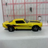 Yellow Workshop '70 Camaro 2011 Hot Wheels Diecast Car