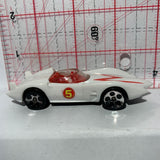 White #5 Speed Racer Mach 5 Hot Wheels Diecast Car