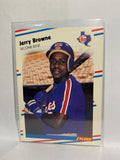 # 462 Jerry Browne  Texas Rangers 1988 Fleer Baseball Cards