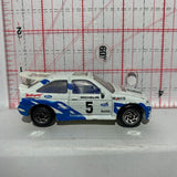 White #5 Ford Escort RS Cosworth 1/57 Matchbox Diecast Car