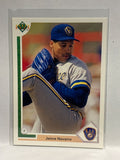 # 476 Jaime Navaro  Milwaukee Brewers 1991 UD Baseball card