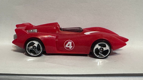 Red Mach 4 Hot Wheels Diecast Car