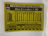 # 98T Jim Presley  Atlanta Braves 1990 Topps Baseball Cards
