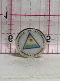 Republica De Nicaragua America Central Logo  Lapel Pin