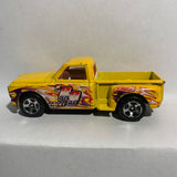 Yellow '69 Custom Chevy Truck Hot Wheels Diecast Car
