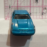 Blue '92 Ford Mustang 2007 Hot Wheels Diecast Car
