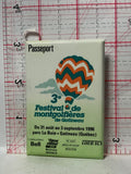 3rd Festival de Montgolfieres 1990 Gatineau  Button Pinback