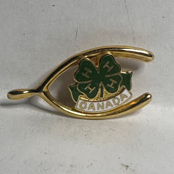4H Canada Spur Logo  Lapel Pin