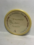 The Broken Cross of Quebec Logo  Button Pinback