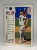 # 513 Dave Smith  Houston Astros 1991 UD Baseball card