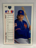 # 242 Sid Fernandez  New York Mets 1991 UD Baseball card