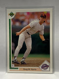 # 489 Greg Harris  San Diego Padres 1991 UD Baseball card