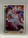 # 680 Paul Sarrento  Minesota Twins 1991 UD Baseball Cards