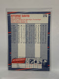 # 278 Storm Davis  Oakland Athletics 1988 Fleer Baseball Cards