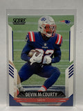 # 42 Devin McCourty  New England Patriots 2021 Score Football Cards