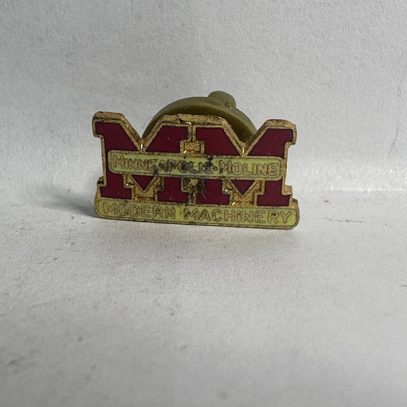 MM Minneapolis-Moline Logo Modern Machinery  Lapel Pin