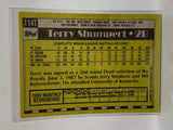 # 114T Terry Shumpert  Kansas City Royals 1990 Topps Baseball Cards