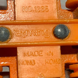 Orange Bulldozer #1365 Yatming Construction Diecast Car