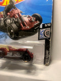 Red Moto Wing Rod Squad GHD31 D7C5 2018 Long Card Hot Wheels Diecast Car