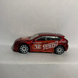Red Subaru WRX STI New Models Hot Wheels Diecast Car