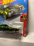 Green '73 Ford Falcon XB HW Flames GHD65 D7C6 2018 Long Card Hot Wheels Diecast Car
