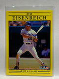 # 557 Jim Eisenreich  Kansas City Royals 1991 Fleer Baseball card