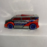 Silver Speedbox Van Super Chromes Hot Wheels Diecast Car