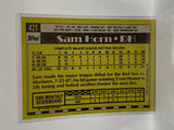 # 42T Sam Horn  Baltiomre Orioles 1990 Topps Baseball Cards