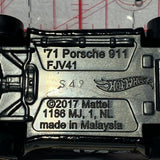 Black #71 Porsche 911 FJV41 Hot Wheels Diecast Car