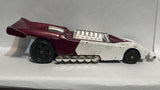 White Purple Drag Race 1999 Mcdonalds Hot Wheels Diecast Car