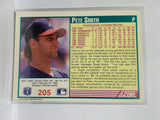 # 205 Pete Smith  Atlanta Braves 1991 Score Baseball Cards